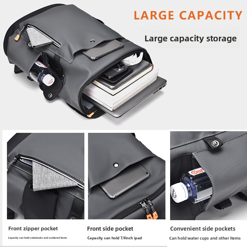 Men's Large Capacity Laptop Ba - Business Backpack Brief ulasan dan harga