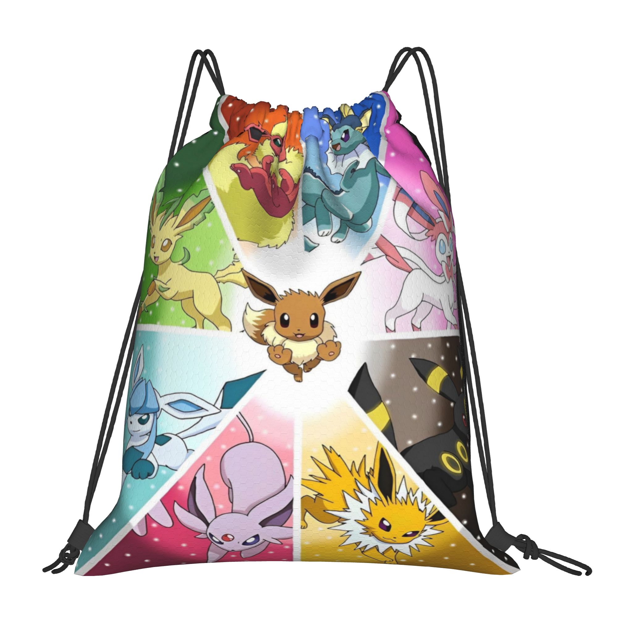90s Anime Poke-Mon Drawstring  - Drawstring Gym Bag ulasan dan harga