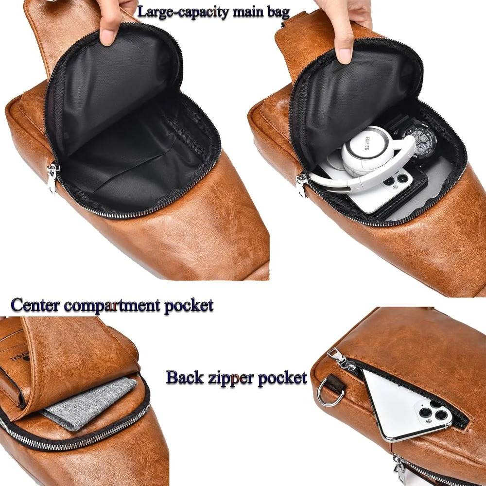Sling Bag for Men Crossbody Ch - Sling Backpack Shoulder ulasan dan harga