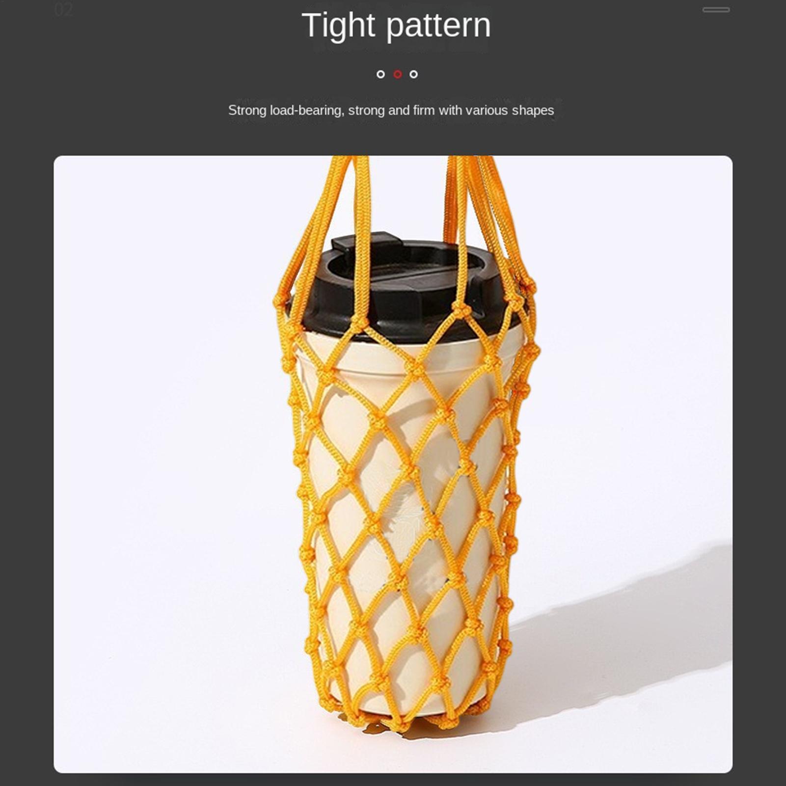 1pcs Water Bottle Bag Crochet  - Hydration Pack Outdoor ulasan dan harga