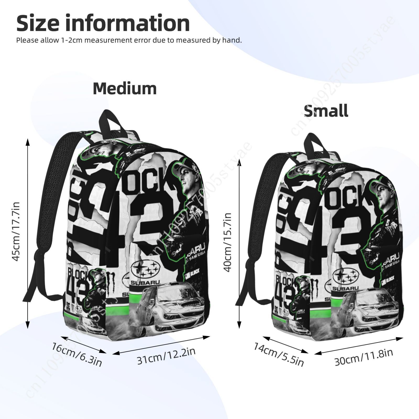 Ken Block 43 Custom Canvas Lig - Fashion Backpack Women ulasan dan harga